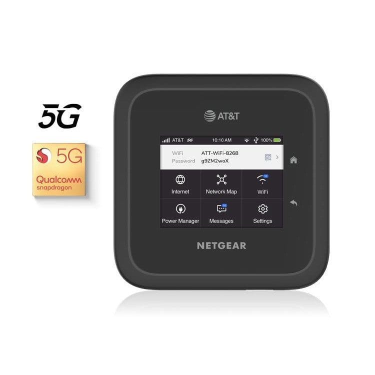 Netgear Nighthawk M6 Pro MR6550 5G mmWave WiFi 6E dengan port Ethernet 2.5G dan skrin sentuh